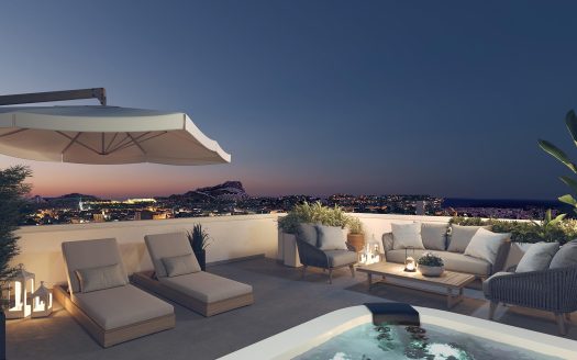 New Construction Residential Development in San Agustín, Alicante, with Stunning City Views
