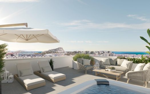 New Construction Residential Development in San Agustín, Alicante, with Stunning City Views