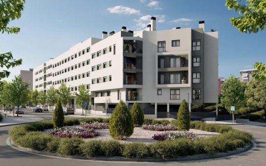 Newly built residential development in Alicante, with open views of the city.